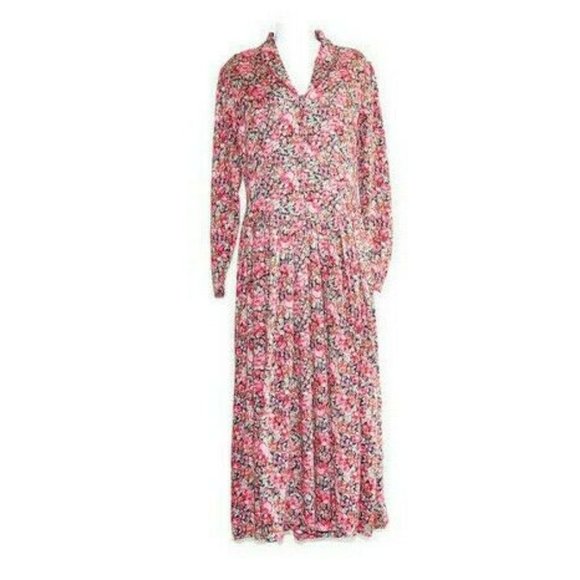 Vintage Laura Ashley Dresses & Skirts - Vintage Laura Ashley Dress US 8 Floral Button Up
